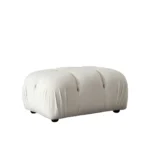 Paloma Rectangle Velvet Ottoman By Diamond Sofa - Image 2