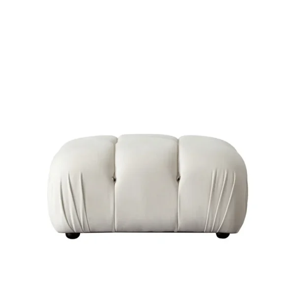 Paloma Rectangle Velvet Ottoman By Diamond Sofa - Image 4