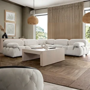 Paloma 5PC Velvet Sectional Sofa By Diamond Sofa