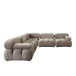 Paloma 5PC Velvet Sectional Sofa By Diamond Sofa - Image 2