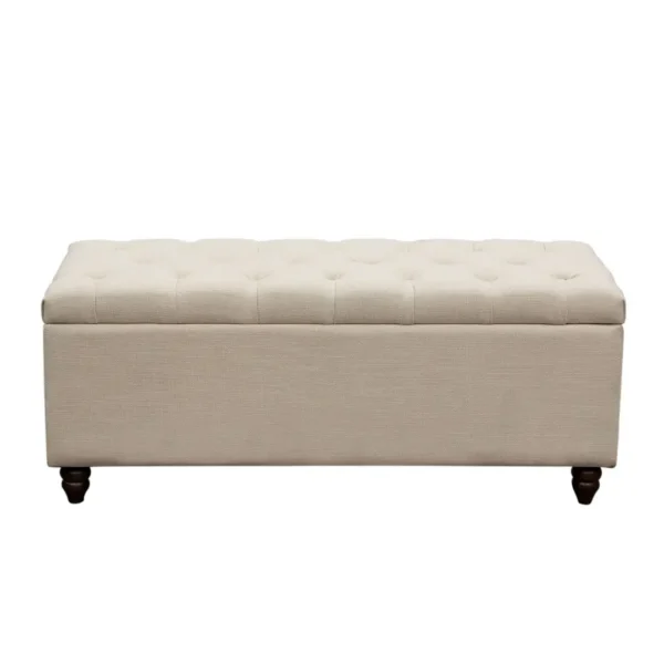 Park Ave Tufted Storage Bench For Bedroom By Diamond Sofa - Image 2