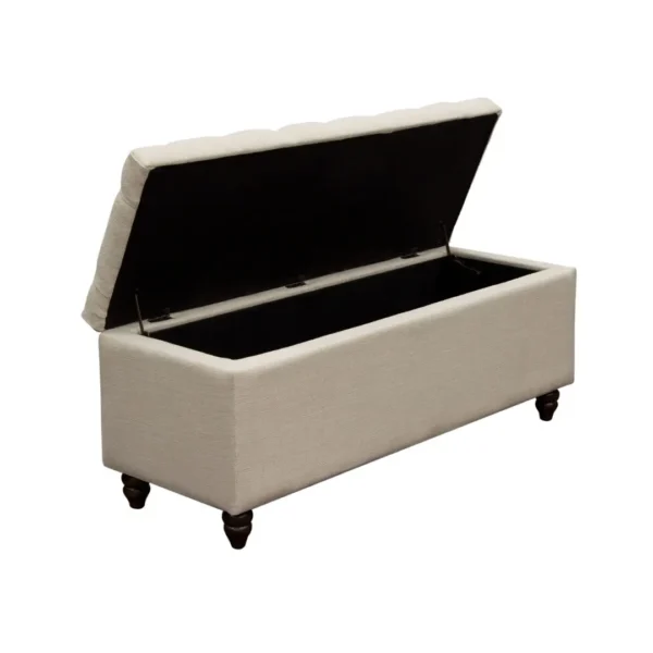 Park Ave Tufted Storage Bench For Bedroom By Diamond Sofa - Image 4