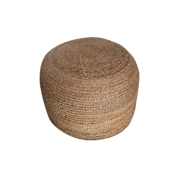 Modern Round Accent Pouf By Diamond Sofa - Image 2