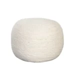 Modern Round Accent Pouf By Diamond Sofa - Image 3