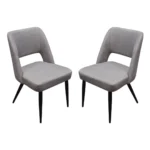 Reveal Modern Contemporary Dining Chair Set of 2 By Diamond Sofa - Image 2