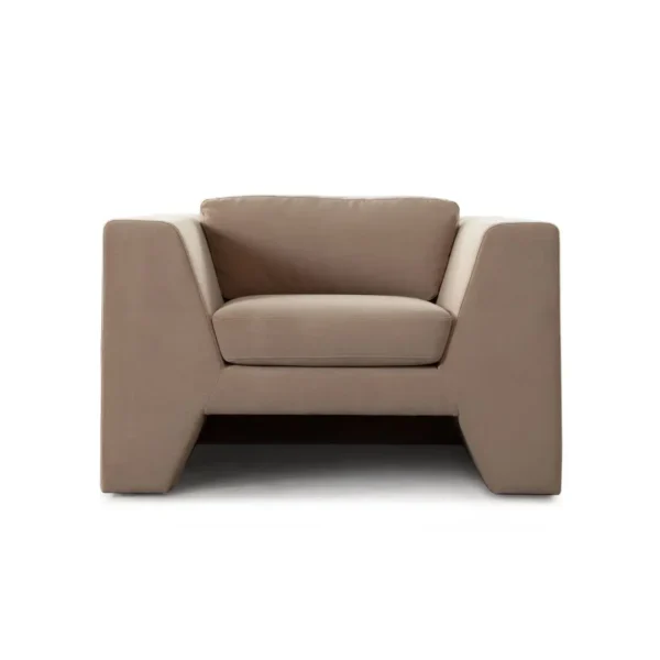 Rift Contemporary Armchair Velvet By Diamond Sofa - Image 2