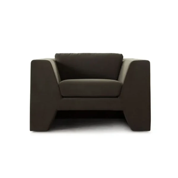 Rift Contemporary Armchair Velvet By Diamond Sofa - Image 3