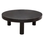 Rune Round Black Wood Coffee Table By Diamond Sofa - Image 2