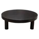 Rune Round Black Wood Coffee Table By Diamond Sofa - Image 4