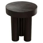 Rune Wood Round End Table By Diamond Sofa