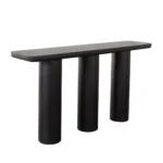 Rune Wood Black Table Console By Diamond Sofa