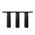 Rune Wood Black Table Console By Diamond Sofa - Image 2