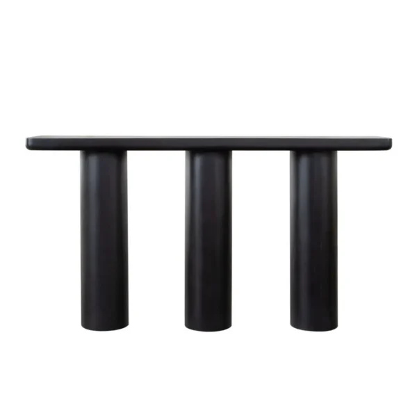 Rune Wood Black Table Console By Diamond Sofa - Image 2