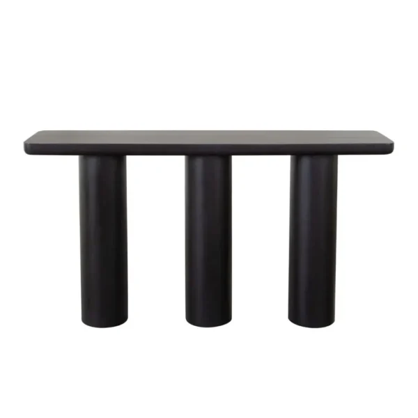 Rune Wood Black Table Console By Diamond Sofa - Image 3