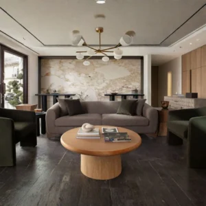 Ryder Luxury Sofa Fabric in Toffee By Diamond Sofa