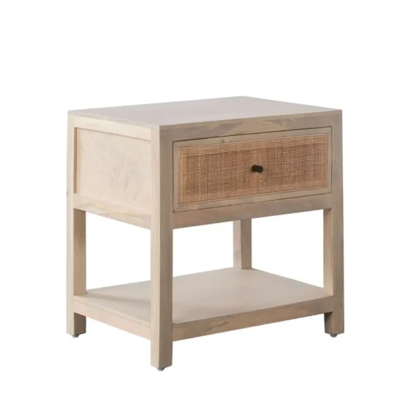 Sadler Solid Mango Wood Nightstand By Diamond Sofa - Image 3