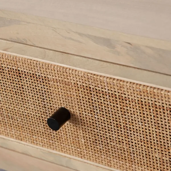 Sadler Solid Mango Wood Nightstand By Diamond Sofa - Image 7