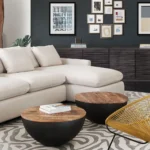 Salem Round Storage Coffee Table By Diamond Sofa