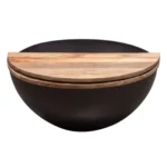 Salem Round Storage Coffee Table By Diamond Sofa - Image 3