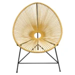 Sativa Orange Accent Chair Set of 2 By Diamond Sofa - Image 2