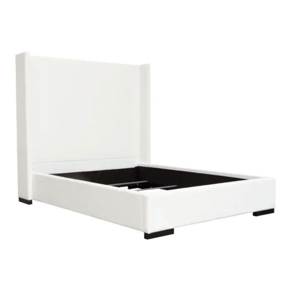 Seattle Queen White Contemporary Bed By Diamond Sofa - Image 3