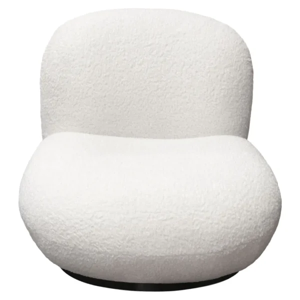 Simone Swivel Sheepskin Accent Chair By Diamond Sofa - Image 2
