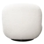 Simone Swivel Sheepskin Accent Chair By Diamond Sofa - Image 4