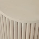 Siren 18" Round Pedestal End Table By Diamond Sofa - Image 2