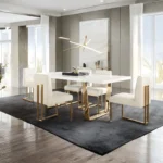 Skyline Cream Dining Chairs Set of 2 By Diamond Sofa