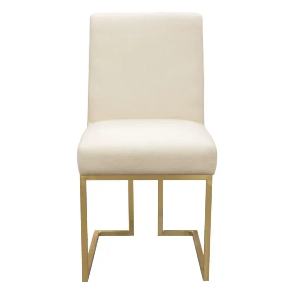Skyline Cream Dining Chairs Set of 2 By Diamond Sofa - Image 3