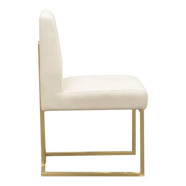 Skyline Cream Dining Chairs Set of 2 By Diamond Sofa - Image 4