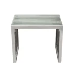 SOHO Rectangular Glass End Table By Diamond Sofa - Image 2