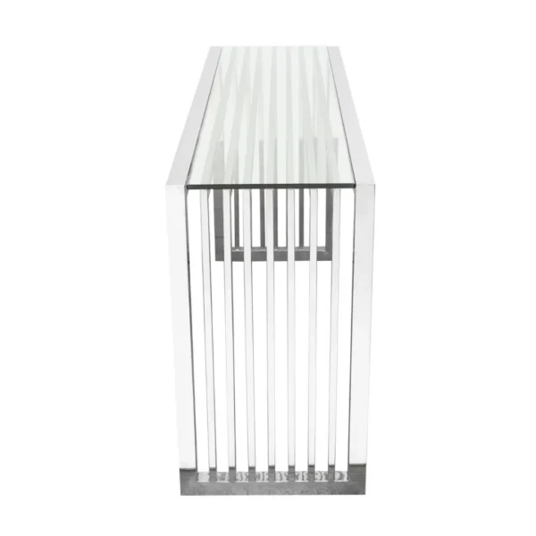 SOHO Modern Glass Console Table By Diamond Sofa - Image 3