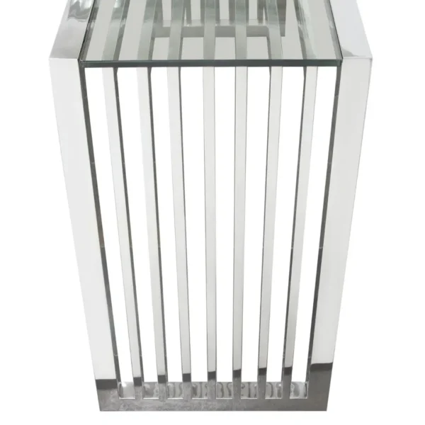 SOHO Modern Glass Console Table By Diamond Sofa - Image 5