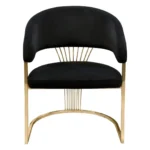 Solstice Black Metal Dining Chair By Diamond Sofa - Image 2
