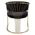 Solstice Black Metal Dining Chair By Diamond Sofa - Image 4
