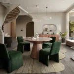 Sona Dining Room Chair Upholstery Fabric By Diamond Sofa - Image 2