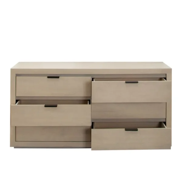 Sonoma 6 Drawer Dresser Solid Wood By Diamond Sofa - Image 3