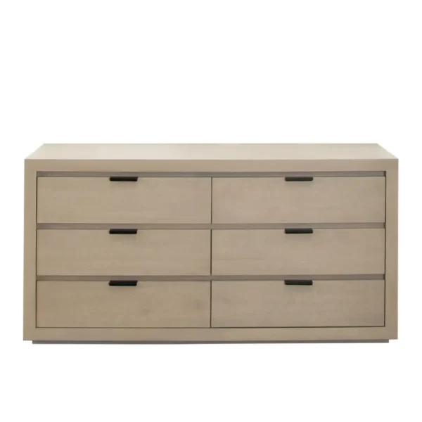 Sonoma 6 Drawer Dresser Solid Wood By Diamond Sofa - Image 4