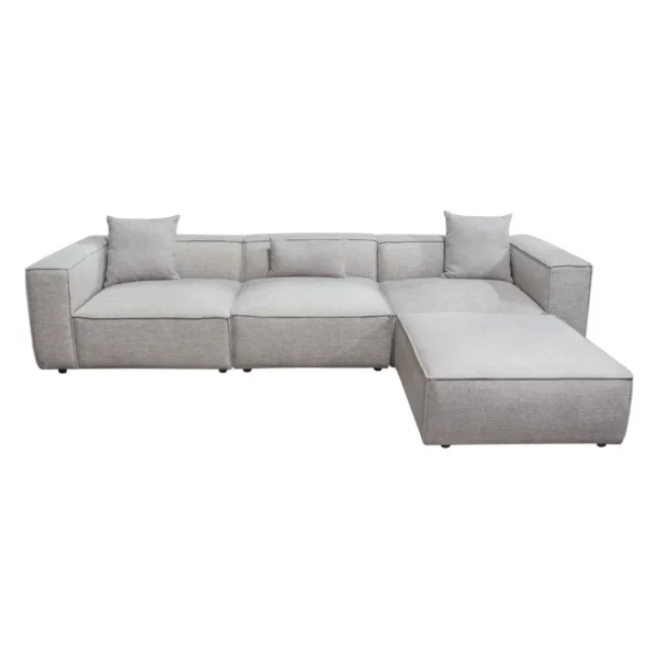Vice Sectional Sofa with Ottoman by Diamond Sofa - Image 4