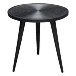 Vortex Round Wooden End Table By Diamond Sofa
