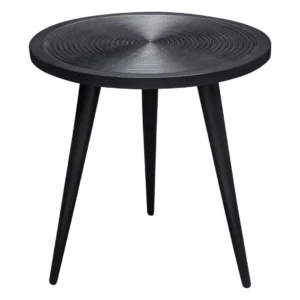Vortex Round Wooden End Table By Diamond Sofa