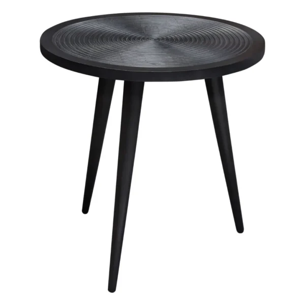 Vortex Round Wooden End Table By Diamond Sofa - Image 2