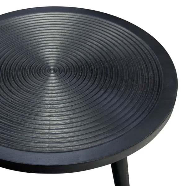 Vortex Round Wooden End Table By Diamond Sofa - Image 4
