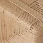 Jute Woven Contemporary Bedroom Bench By Diamond Sofa - Image 4