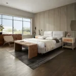 Jute Woven Contemporary Bedroom Bench By Diamond Sofa - Image 5