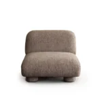 Wren Armless Fabric Lounge Chair By Diamond Sofa - Image 2