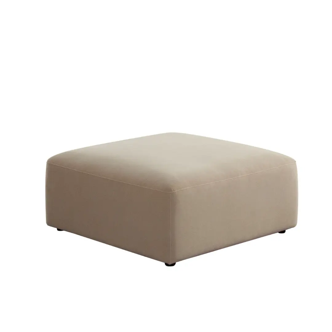 Zia Square Upholstered Ottoman By Diamond Sofa | U-Trade Furniture Zia Square Upholstered Ottoman By Diamond Sofa - Image 1