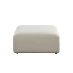 Zia Square Upholstered Ottoman By Diamond Sofa - Image 2