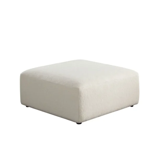 Zia Square Upholstered Ottoman By Diamond Sofa - Image 4
